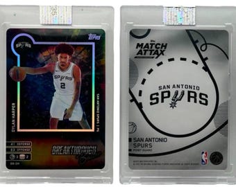 2025-26 Topps Match Attax #BB-DH Dylan Harper Breakthrough Baller Spurs (RC)
