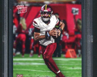 Tarjeta de novato Topps Now 2024 n.° 24 Jayden Daniels (OROY) BGS 10 Pristine Black Label RC