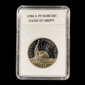 1986 S Proof commemorative Statue of Liberty Half Dollar GEM Proof BU