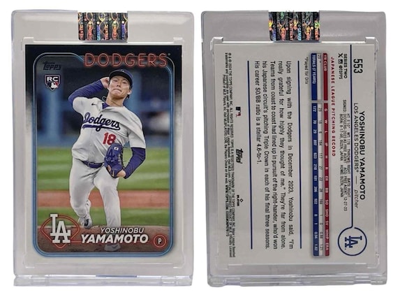 2024 Topps #553 Series 2 Yoshinobu Yamamoto Rookie Card (RC) - Etsy