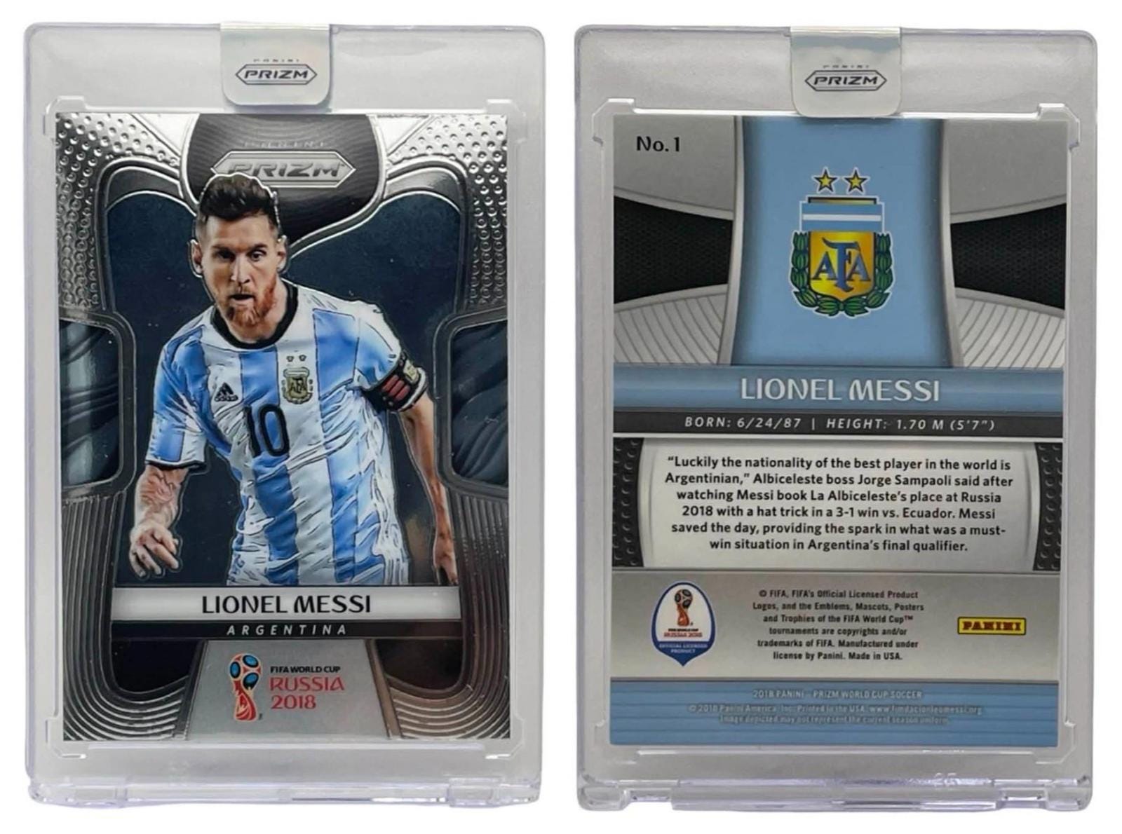2018 Prizm World Cup Lionel Messi #1 Argentina - Etsy