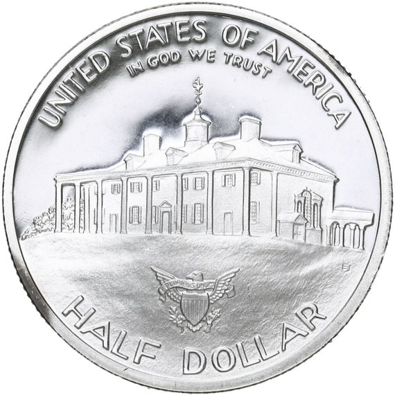1982年 S ジョージ・ワシントン記念プルーフハーフドル 90% 銀貨 BU