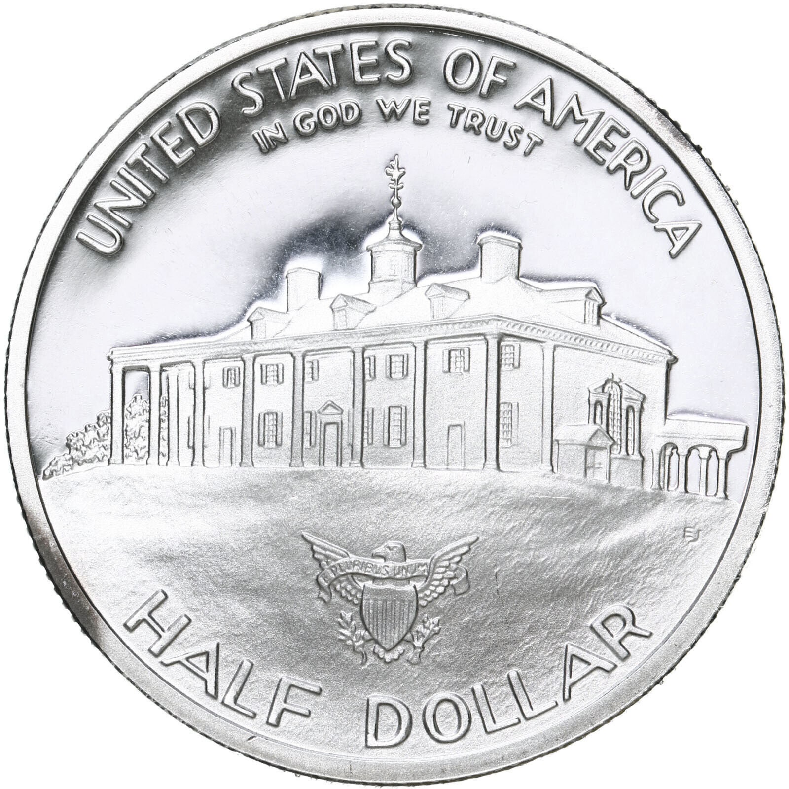 1982年 S ジョージ・ワシントン記念プルーフハーフドル 90% 銀貨 BU