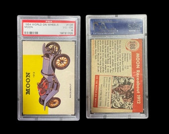 1954, Topps, World on Wheels, #108 ,Moon Raceabout , PSA 4, VG-EX, Rare