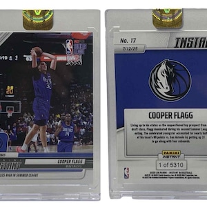 2025-26 Panini Instant 17  NBA Summer League Cooper Flagg Rookie Card RC