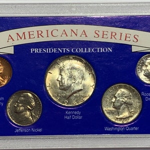 1964 AMERICANA SERIES Silver President  Collection Set - Rare
