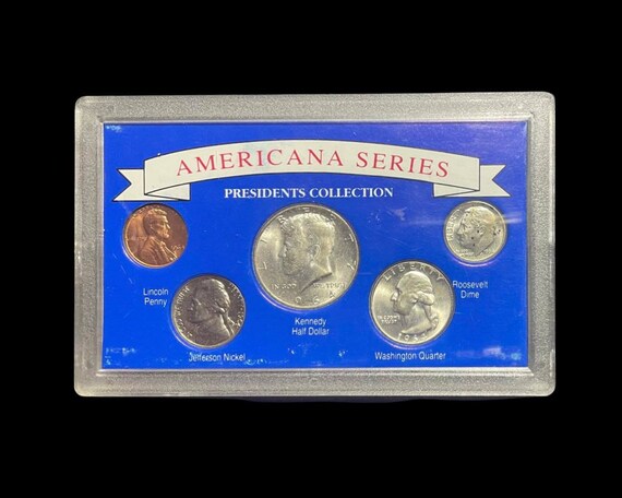 宅配便配送 1964 AMERICANA SERIES Silver President Collection Set - Rare コレクション