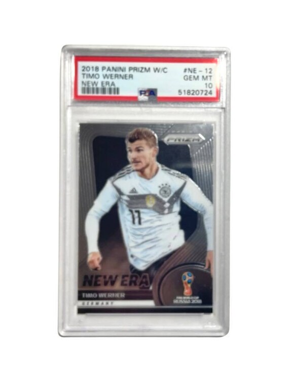 1- Panini Prizm World Cup 2018 Timo Werner New Era PSA 10 Gem Mint