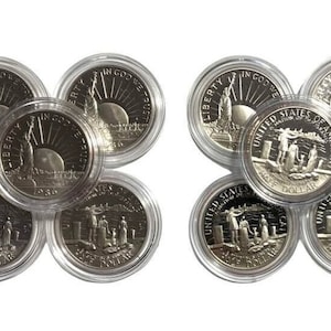 Lot of 10- 1986 S Statue of liberty Commemorative Half Dollar Gem Proof Deep Cameo BU - QTY