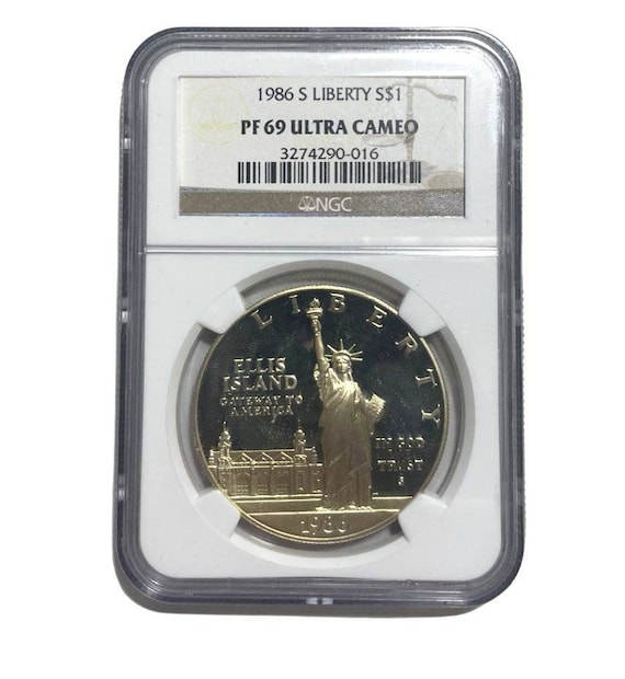 1986-S Liberty Silver Dollar NGC PF 69 Ultra Cameo - Etsy