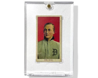1909 T206 Ty Cobb Ritratto Rosso Bordo Bianco (retro Tabacco) Replica GEM MINT