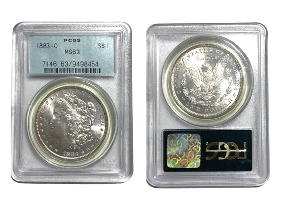 Certified 1883-O Morgan Silver Dollar - PCGS MS63 OGH *old Green