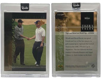 2001 Upper deck Tiger's Tales #TT30 Tiger Woods Rookie Card (RC)