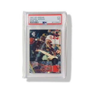 1997 UD Jordan Rare Air #72 Michael Jordan Chicago Bulls HOF PSA 7 Nm