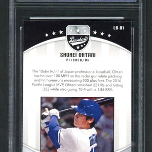 2023 Blatt Baseball Karte #fund-01 Shonei Ohtani Dodgers Graded CCG 10 Gem Mint Bild 2