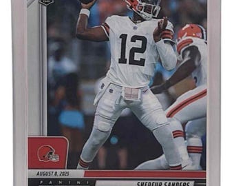 Carta da esordiente Browns Shedeur Sanders Instant NFL #11 del 2025 (RC)