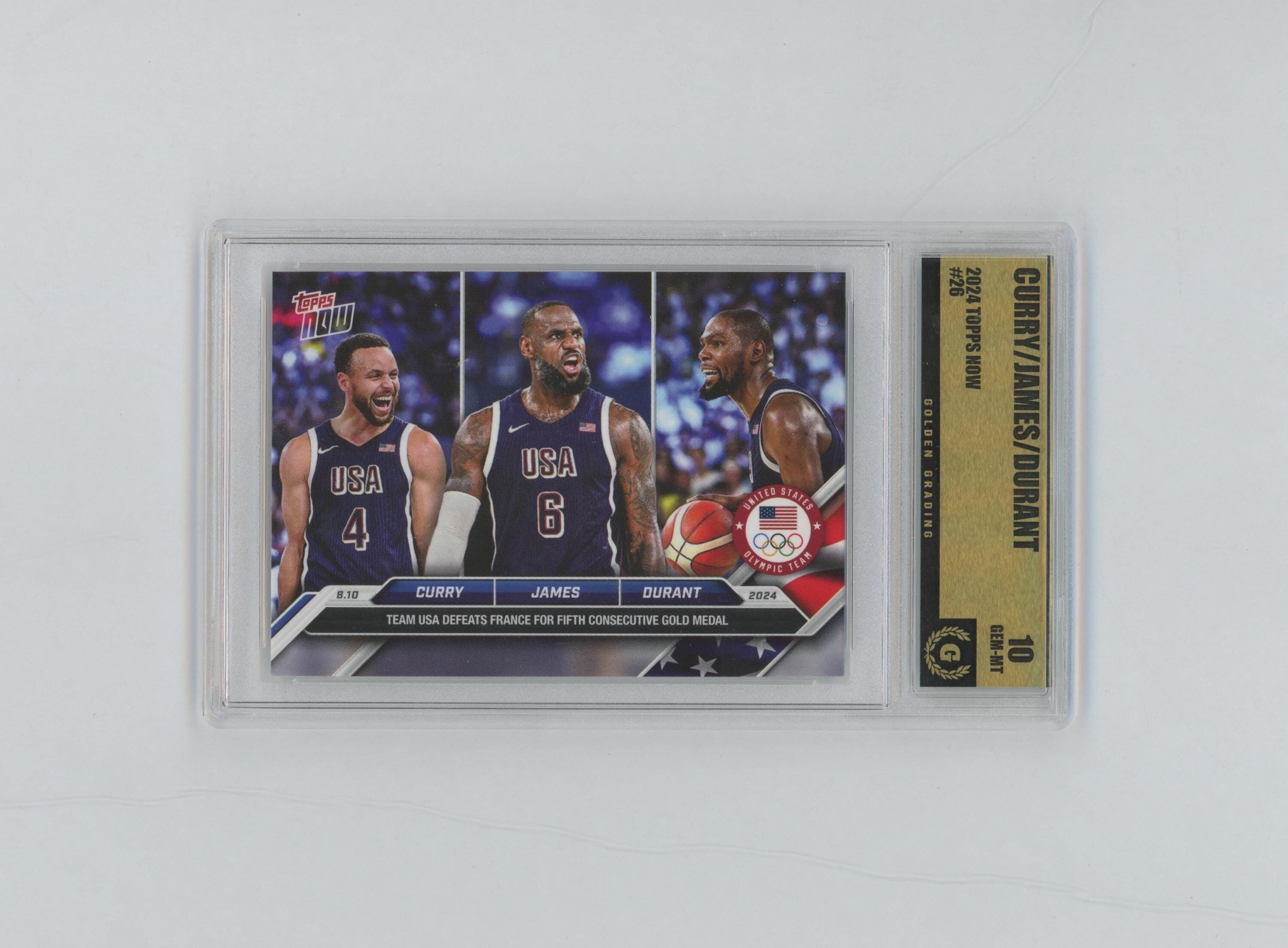 topps now Olympic #26 CURRY JAMES DURANT 5枚セット オリンピック 