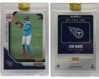 2025 Panini Instant NFL Rps First Look #4 Cam Ward  Rookie Card Titans (RC)