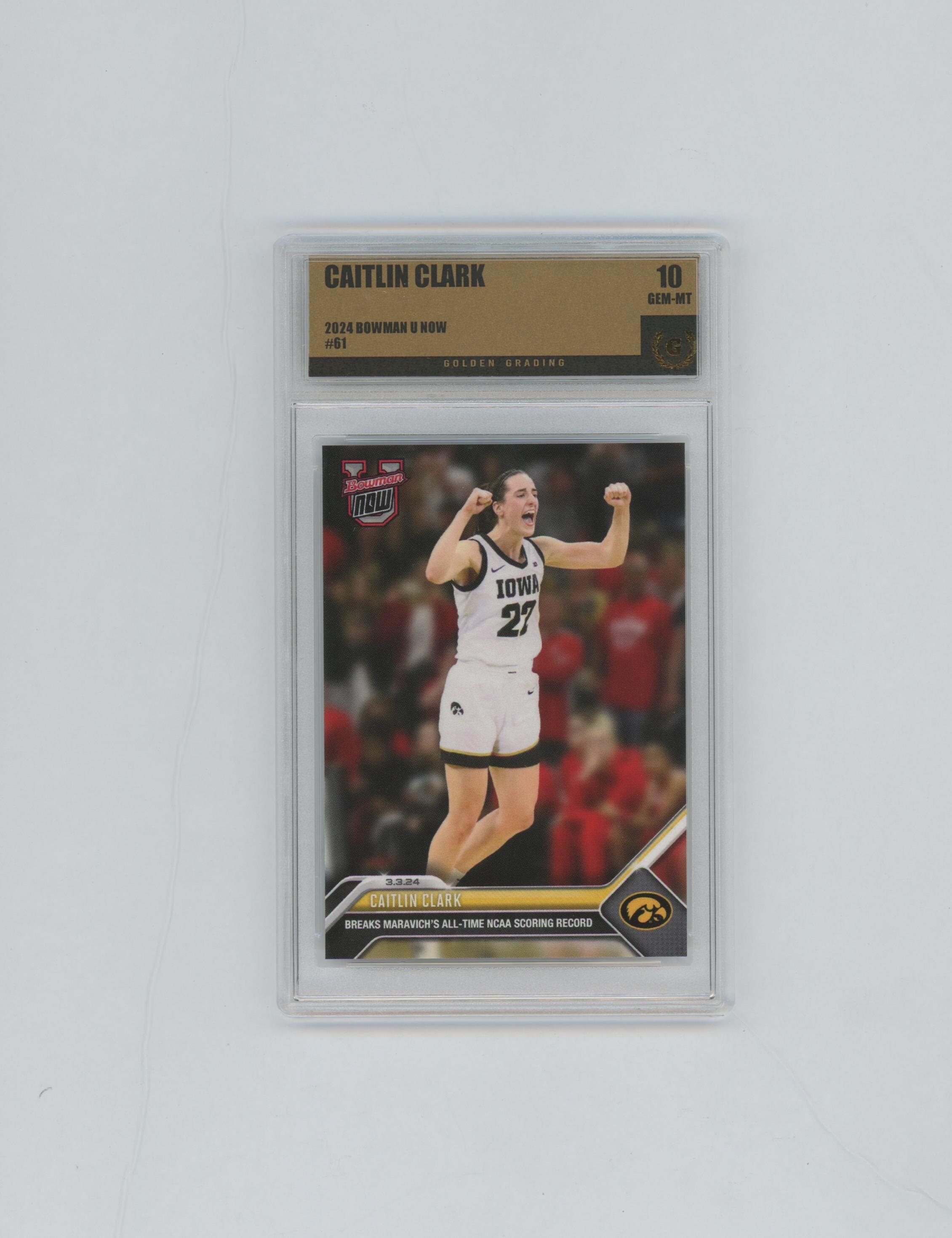 Caitlin Clark Graded Rookie Card - Etsy