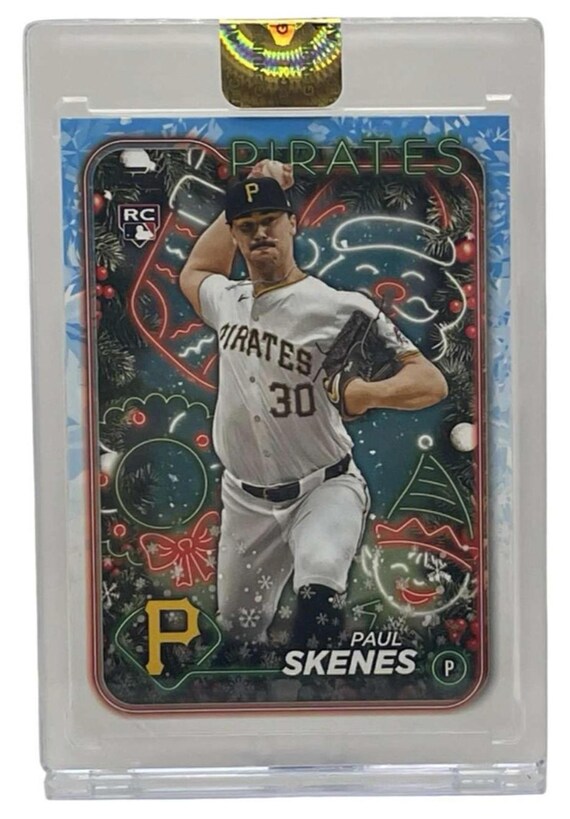 2024 Topps Holiday - Paul Skenes #H165 Holiday Tree Rookie Card