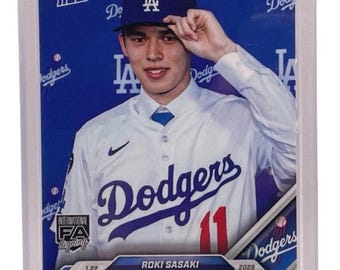 Roki Sasaki 2025 Topps nu MLB# OS16 Dodgers introduceren Rookie Card (RC)