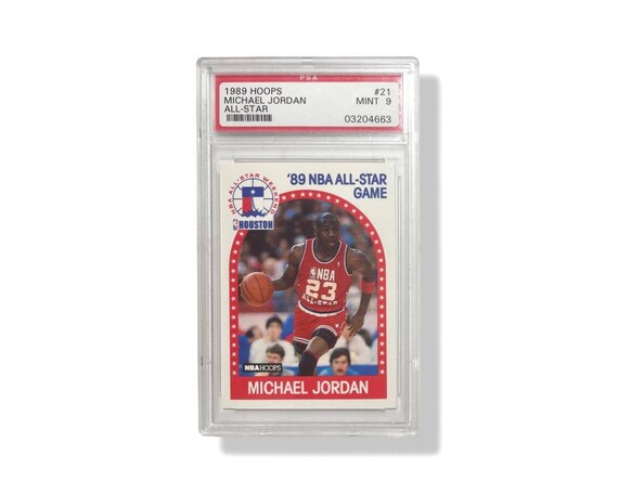 マイケル・ジョーダン 1989 フープス オールスター #21 PSA 9 ミント