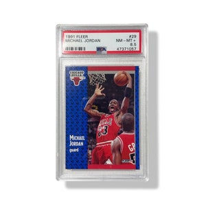 Michael Jordan 1991-92 Fleer #29 PSA 8.5 Chicago Bulls NM-MT+
