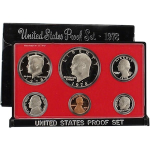 1968年 アメリカ合衆国プルーフコインセット 1968 us coin set - Etsy 日本