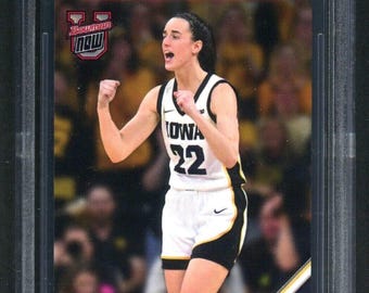 Tarjeta de novata de Caitlin Clark 2023 Bowman U Now #74 RC BGS 10 Impecable