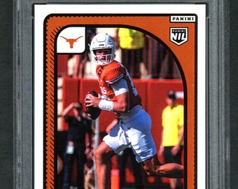 2024 Panini NIL #53 Arch Manning Texas Longhorns Football Rookie Gem Mint 10