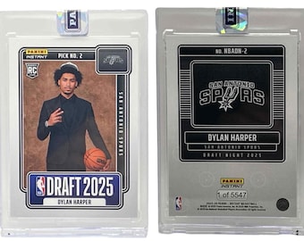 2025 Panini Instant DN-2 Dylan Harper San Antonio Spurs Rookie Card RC