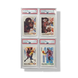 Partia 4 1991 Michael Jordan Skybox (2) PSA 7 Ex-Mt i (2) PSA 6 NM