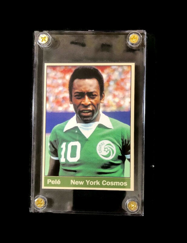 Carte à Collectionner Pelé 1977 #206 Glorias E Trofeus, PSA 6 EX-MT, Rare