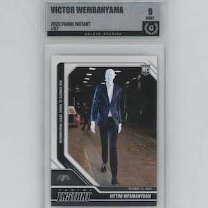 2023-24 Panini Instant #32 Victor Wembanyama RC Rookie Graded MINT 9