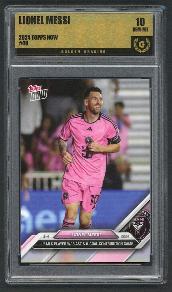 2024 Topps Now リオネルメッシ #46 BGS10 ブラックラベル 2024 Topps Now リオネルメッシ #46 BGS10 ブラックラベル - メルカリ