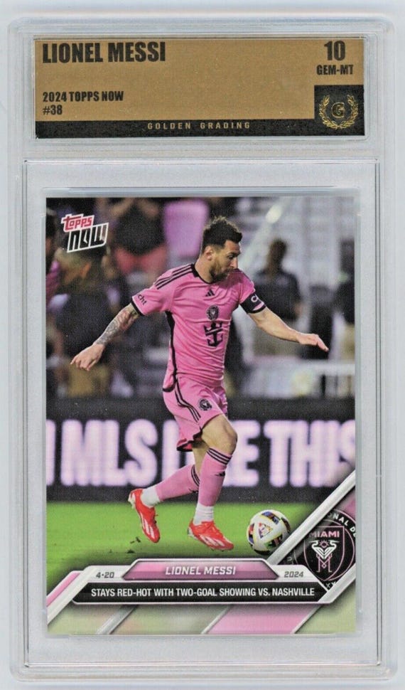 messi graded card 2020 Finest UEFA '97 Finest Masters Lionel AUTO /25 #LM PSA 9 MINT on Fanatics Collect Complete Hit List 2024 Topps Now MLS #38