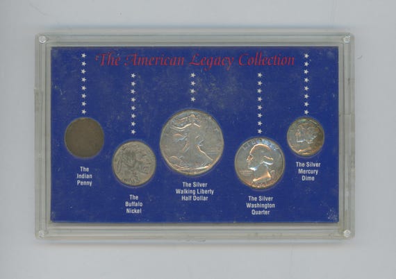 1905-1941 the American Legacy Collection 5 Coins Set - Half