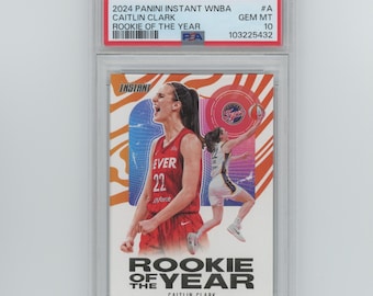 2024 Panini Instant #CCROY-A Caitlin Clark RC Rookie of the Year PSA 10 Gem Mint
