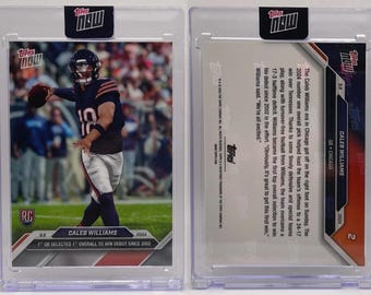 Caleb Williams 2024 Topps Now #2 NFL Debut Rookie Card (RC)