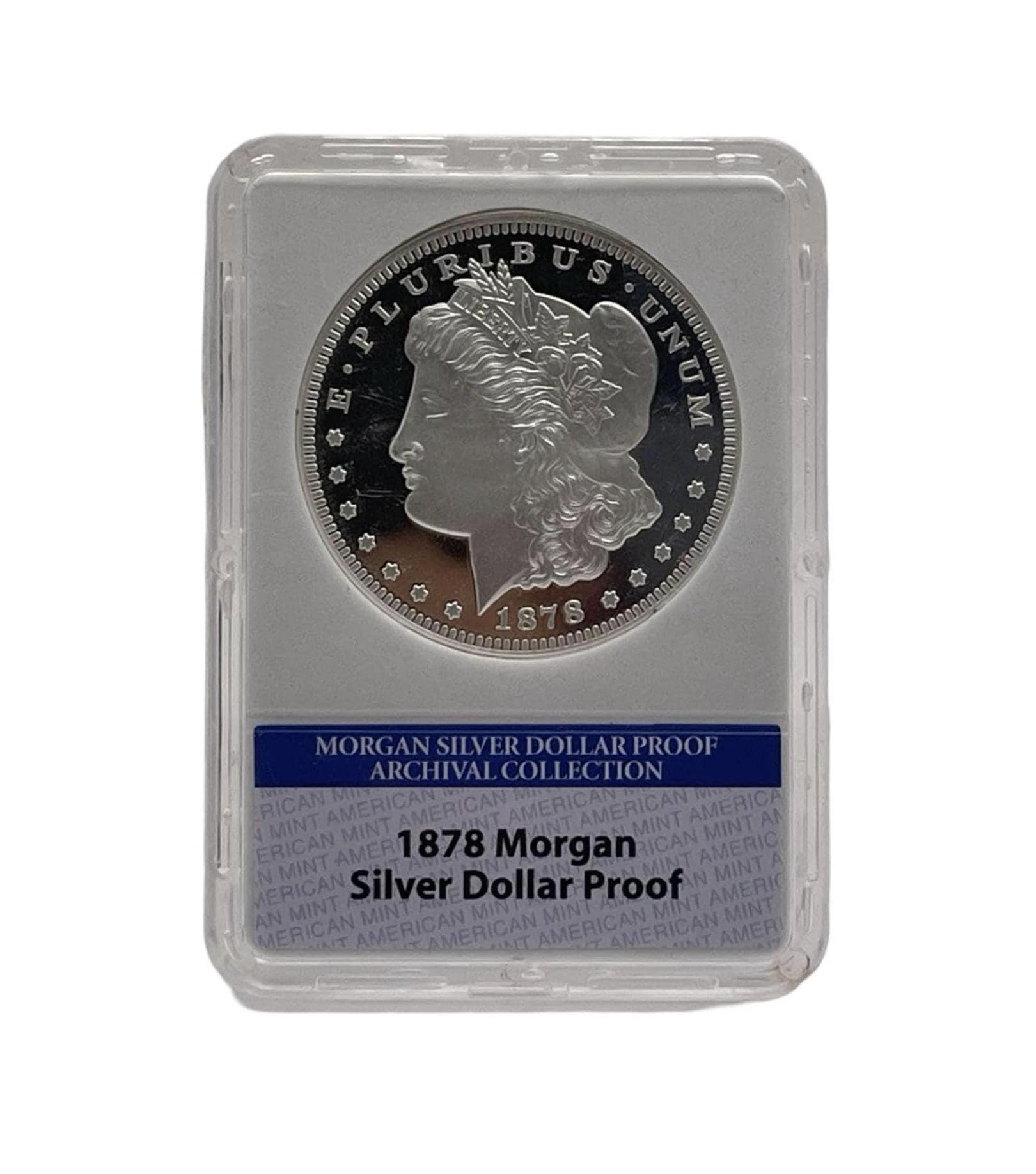 Historical Archival Collection 1878 Morgan Silver Proof Silver