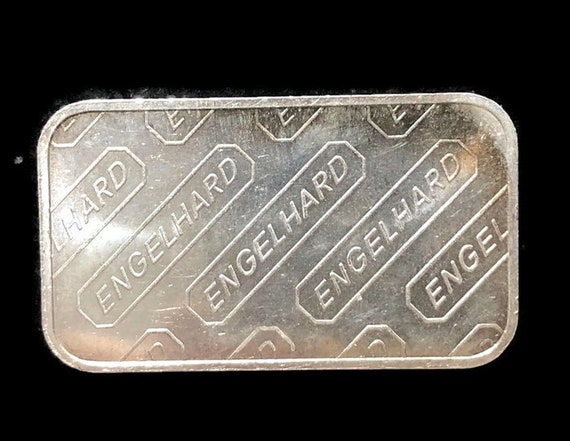 Engelhard 1 Ounce .999 Pure Fine Silver Bar Low Serial -  in