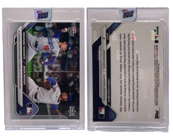 2025 Topps NOW MLB Tokyo Series Card #2 Yoshinobu Yamamoto/Shota Imanaga