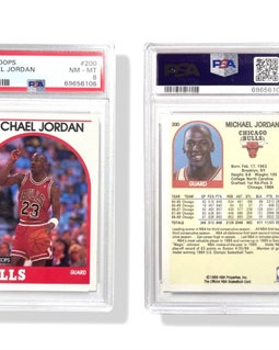 1989 NBA Hoops Michael Jordan #200 PSA 8 Nm-mt-rare - Etsy