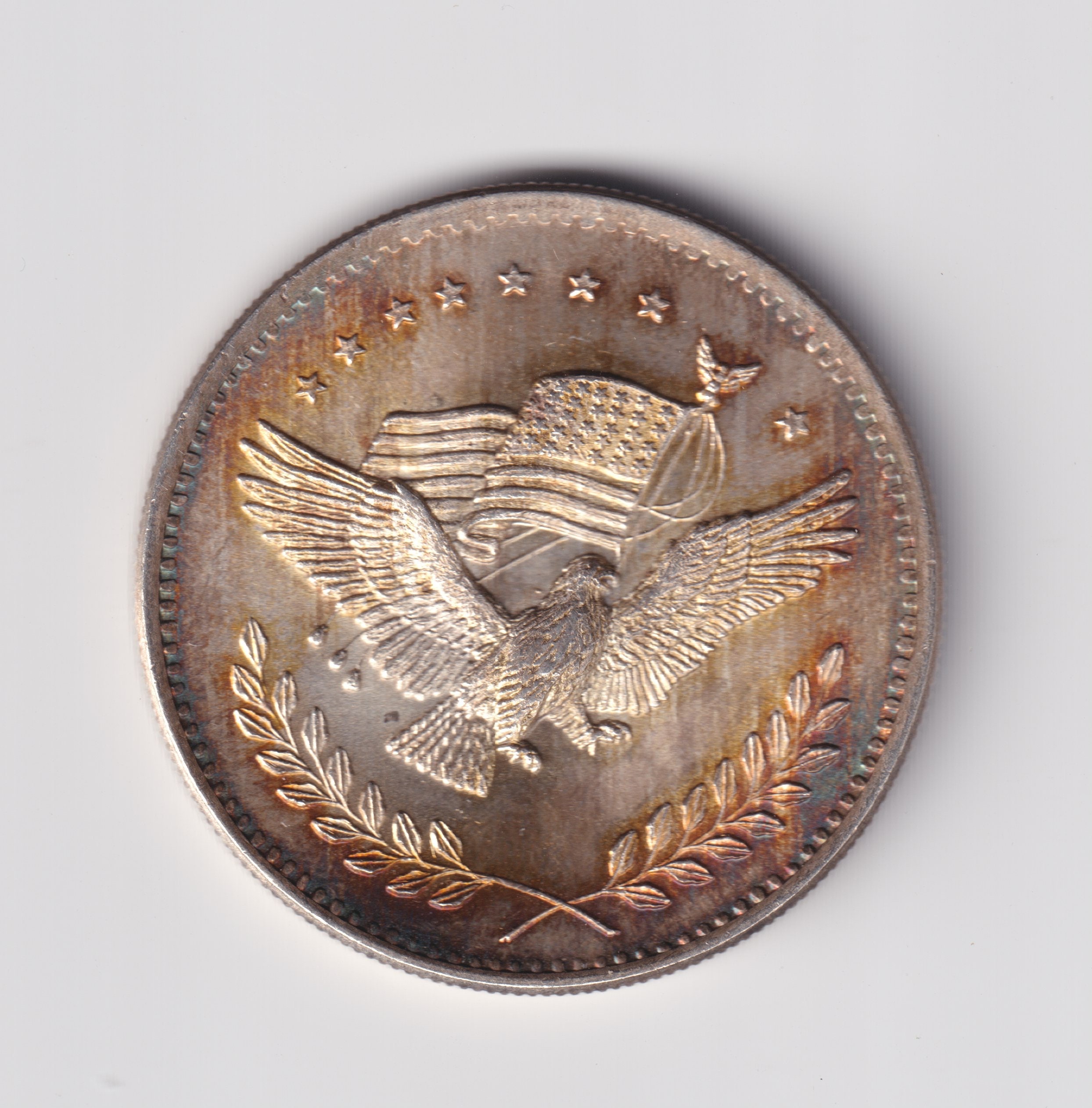 Vintage-1981 Silver Trade Unit 1 Oz .999 Fine Silver Round