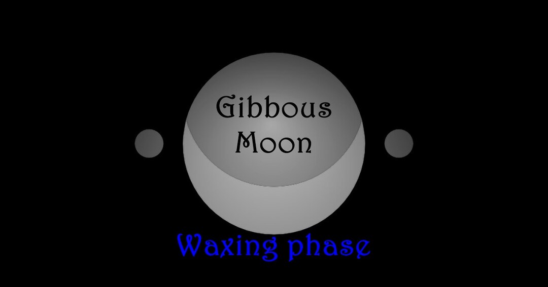 Gibbous Moon Ritual Oil Waxing Phase Etsy