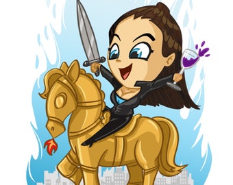 Little Bo Lost Girl Print, 5x7