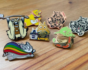 1 for 12, or 3 for 33 - Mix & Match Hard Enamel Pins