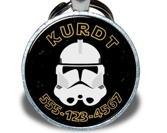 Pet ID Tag - Clone Trooper *Inspired* - Dog tag, Cat Tag, Pet Tag