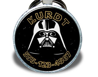 darth vader dog tag