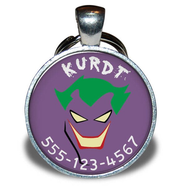 Joker Dog Tag Etsy
